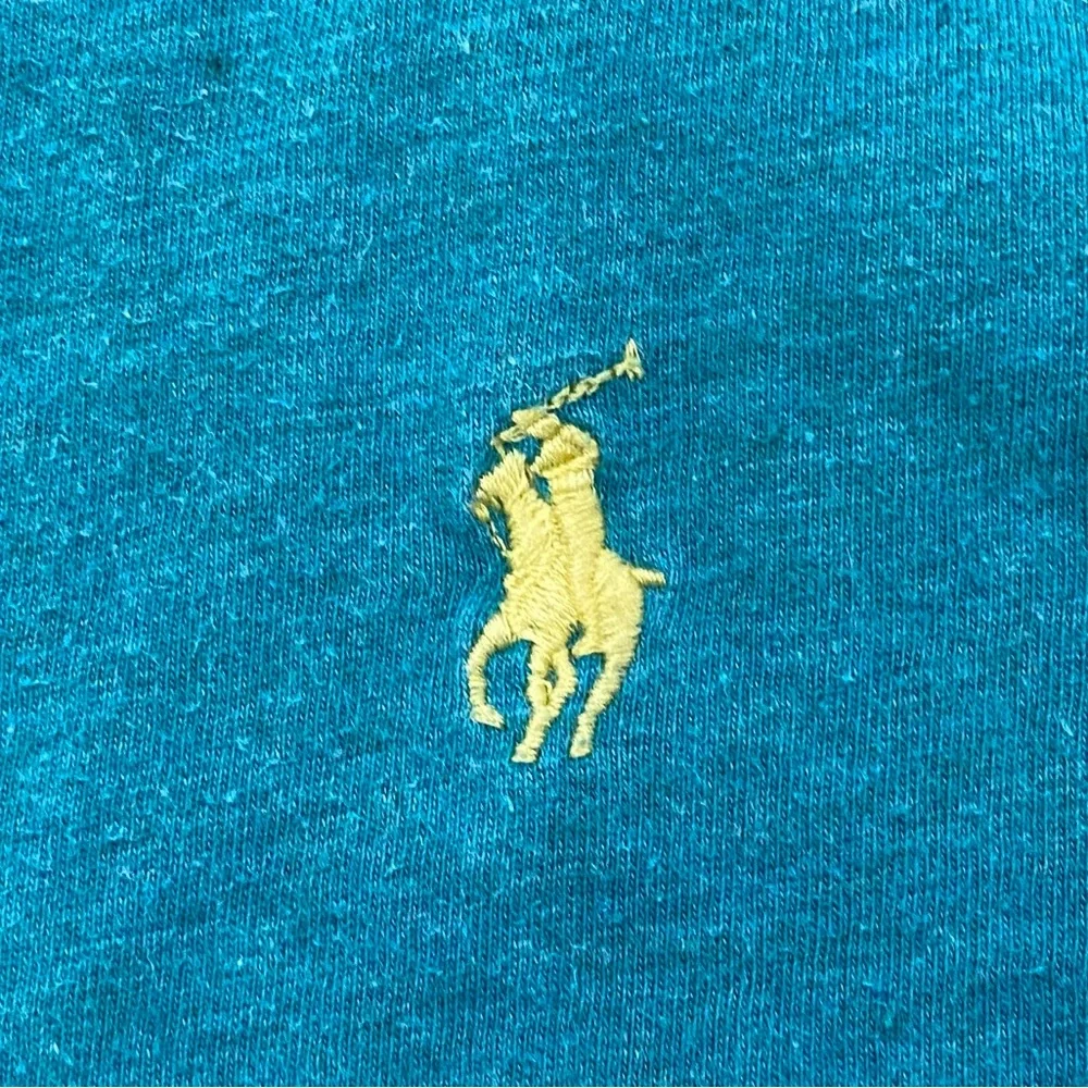 Polo by Ralph‎ Lauren Men’s XL Teal Green 100% Cotton Long Sleeve Tee